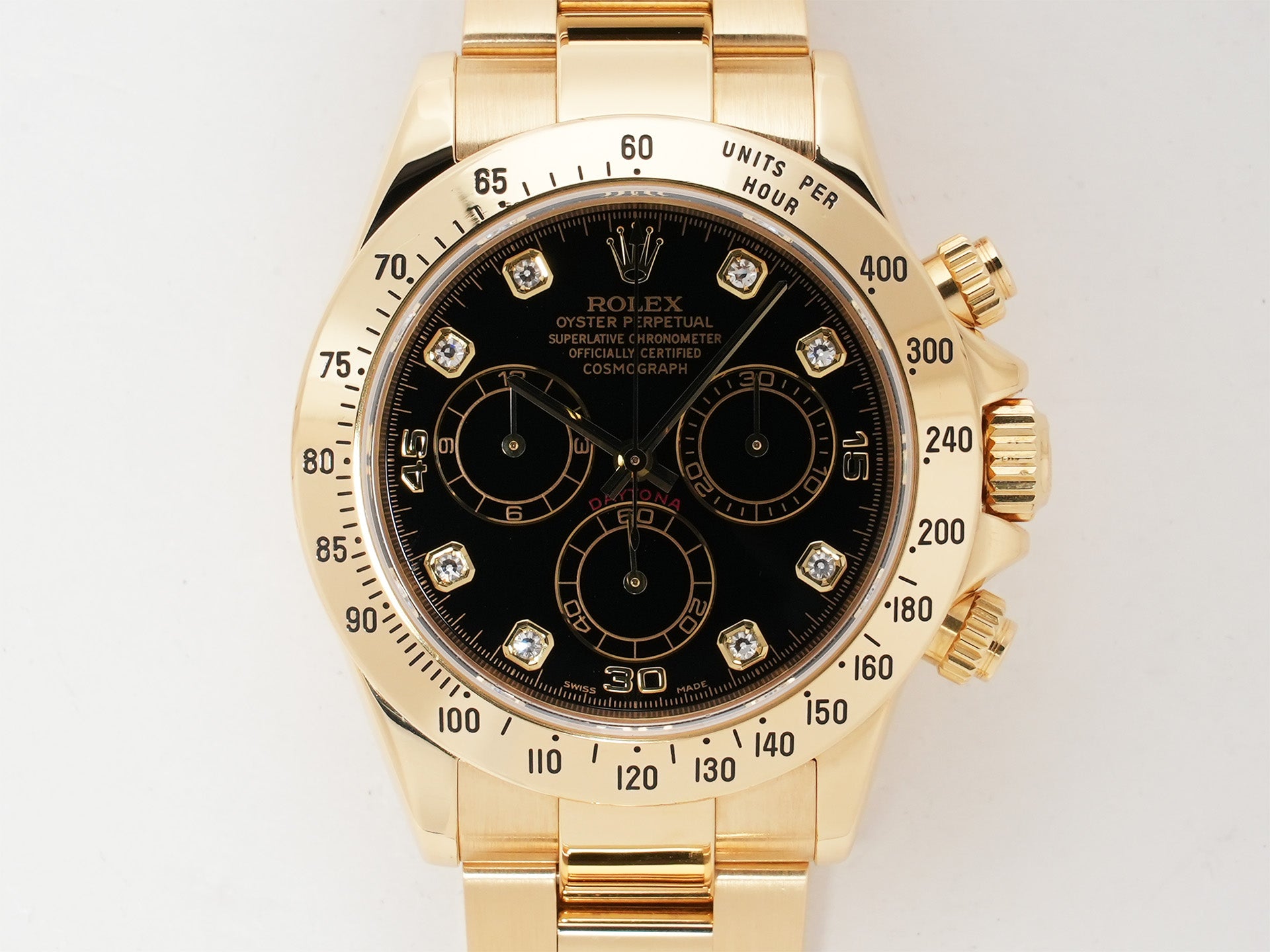 ロレックス デイトナ Ref.116528G イエローゴールド ブラック文字盤 美中古 tmfvx6a2