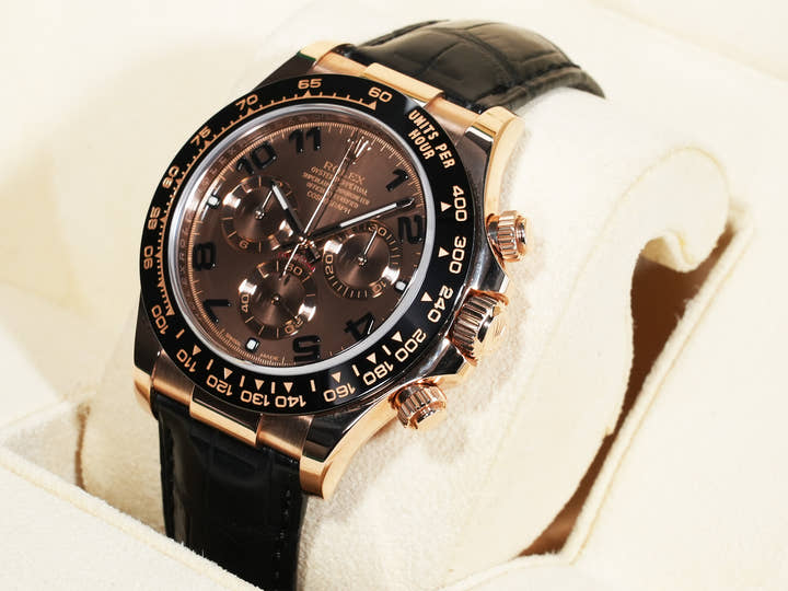 ロレックス デイトナ Ref.116515LN エバーローズゴールド チョコレートxアラビア文字盤 中古 u2jyx32o