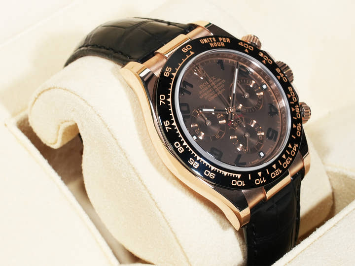 ロレックス デイトナ Ref.116515LN エバーローズゴールド チョコレートxアラビア文字盤 中古 u2jyx32o