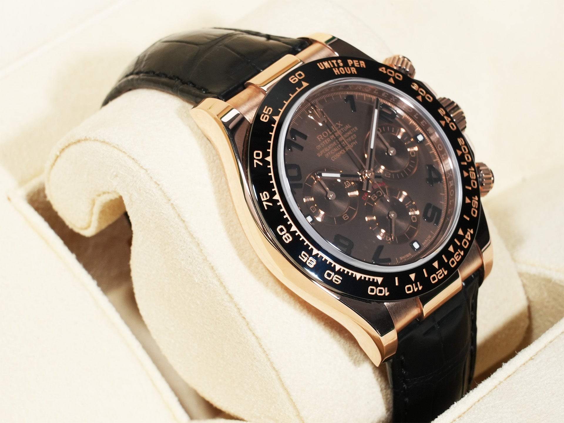 ロレックス デイトナ Ref.116515LN エバーローズゴールド チョコレートxアラビア文字盤 中古 u2jyx32o