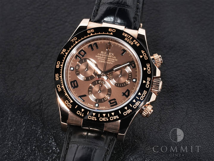 ロレックス デイトナ Ref.116515LN エバーローズゴールド チョコレートxアラビア文字盤 中古 u2jyx32o