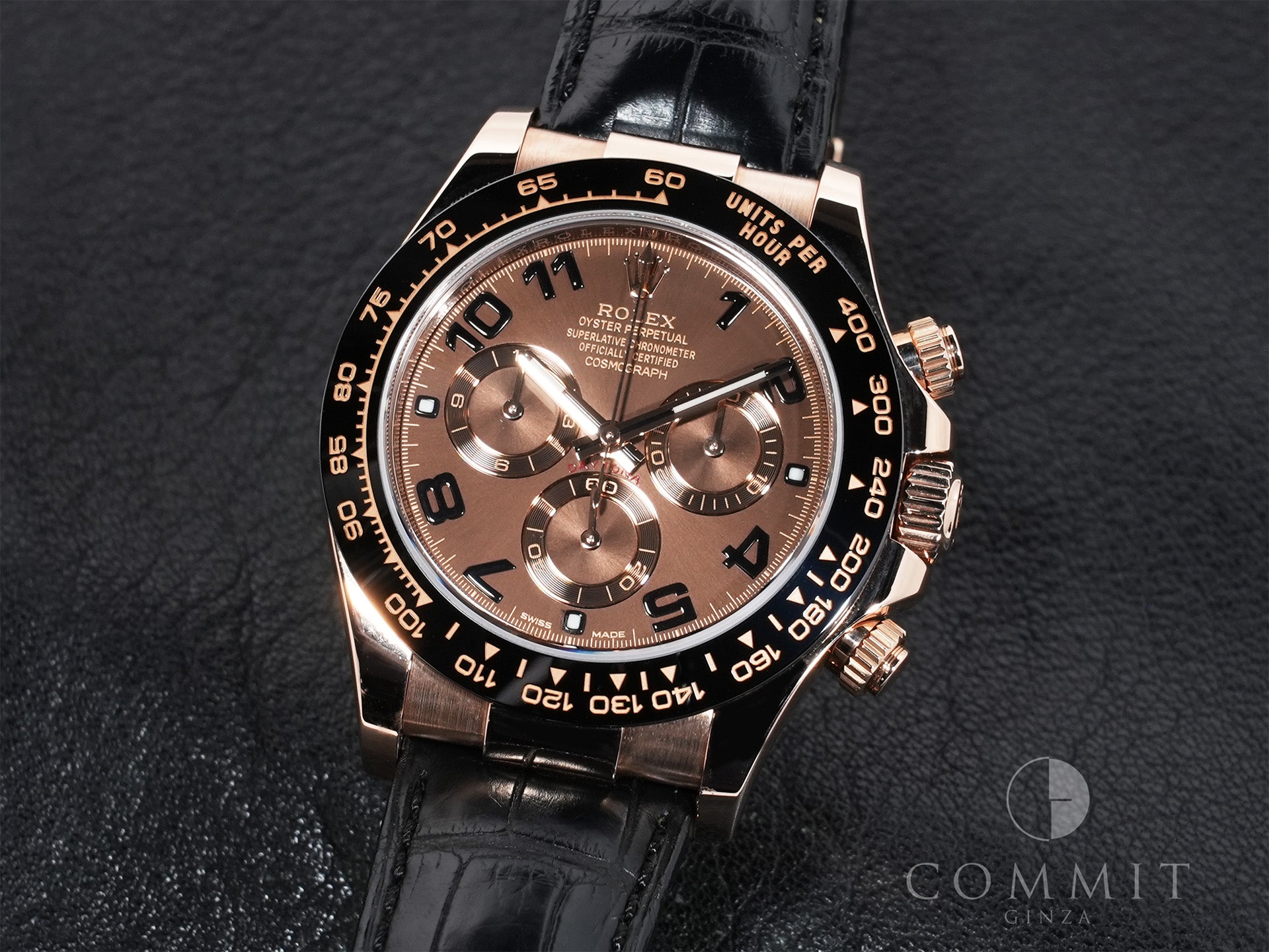 ロレックス デイトナ Ref.116515LN エバーローズゴールド チョコレートxアラビア文字盤 中古 u2jyx32o