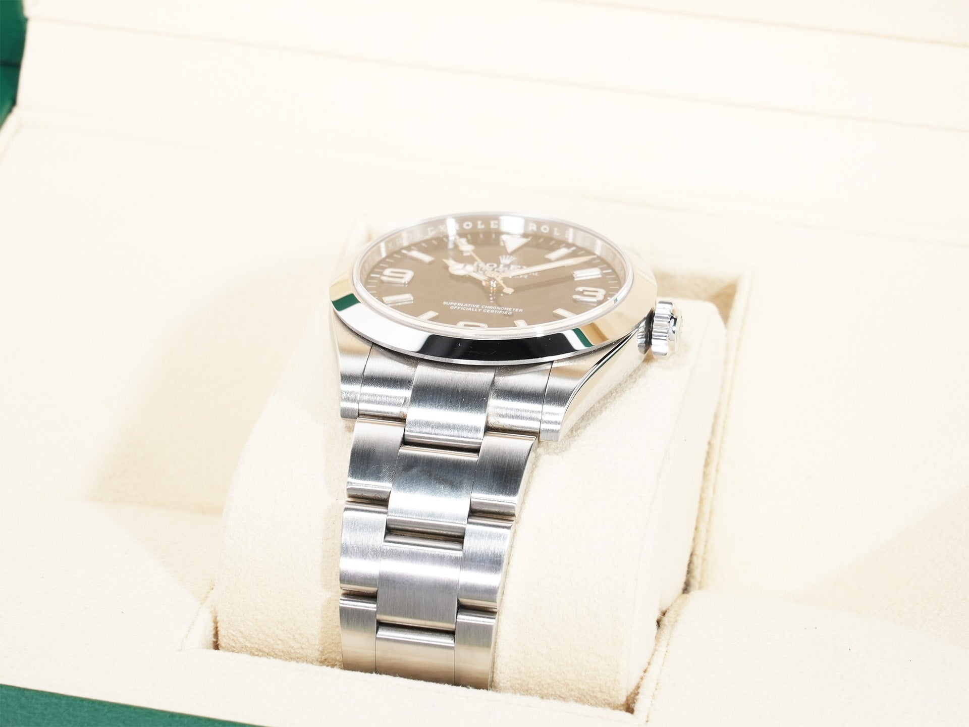 ロレックス エクスプローラー40 Ref.224270 ステンレススチール ブラック文字盤 オイスターブレスレット 中古 6y7zn4eo