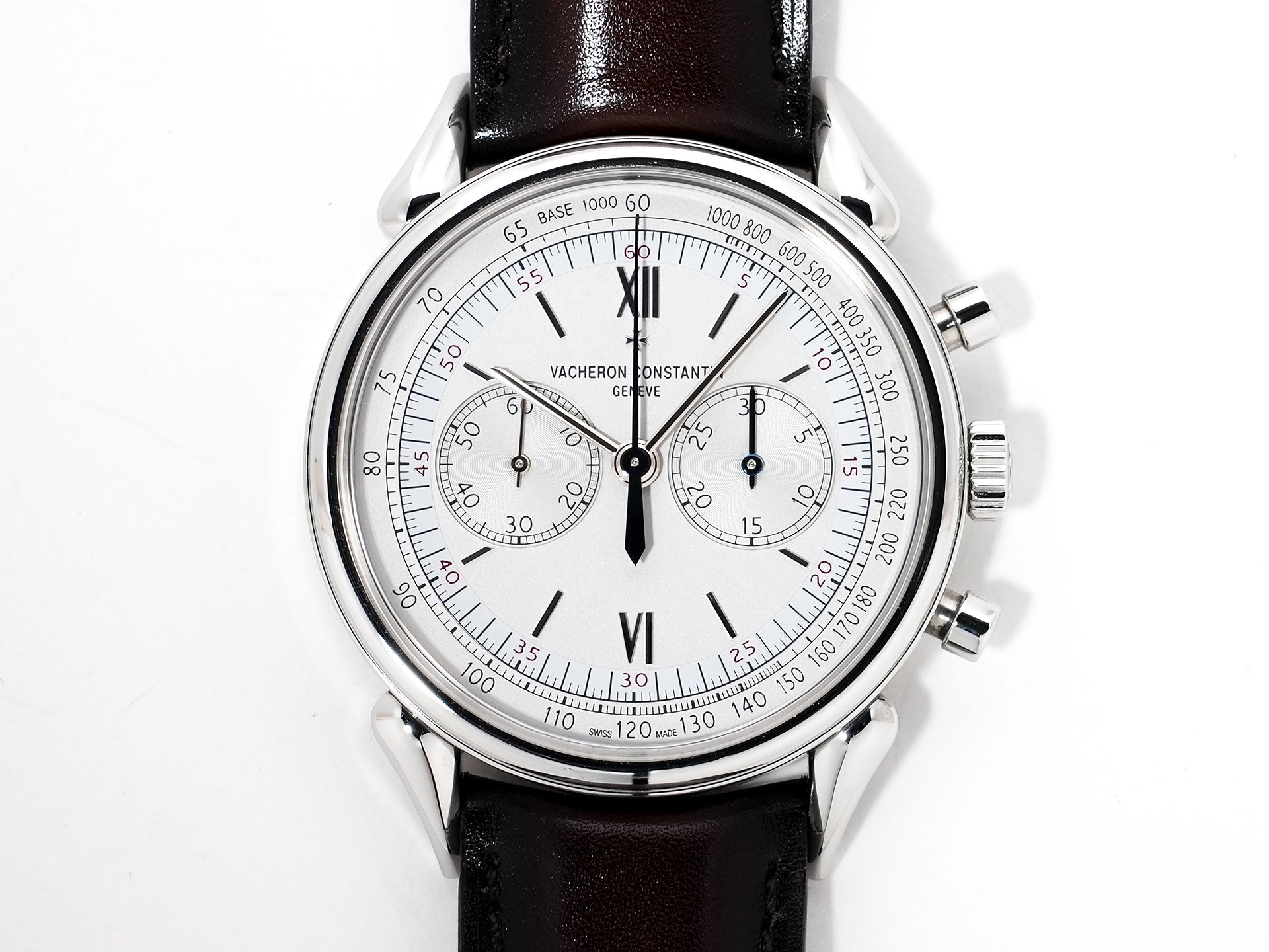 ヴァシュロンコンスタンタン ヒストリーク コルヌ・ドゥ・ヴァッシュ 1955 Ref.5000H/000A-B582 ステンレススチール シルバー文字盤 美品 ba8bjefc
