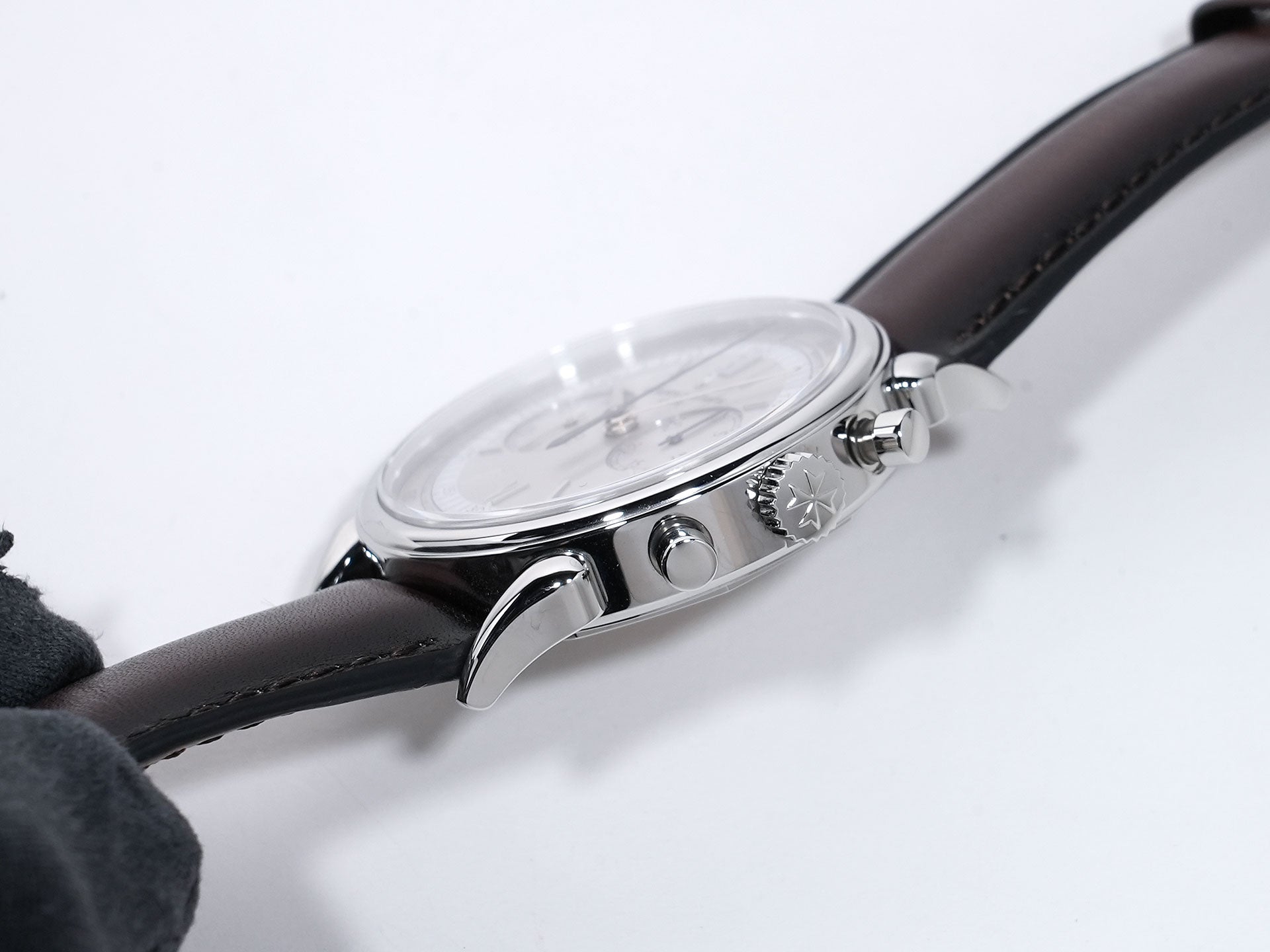 ヴァシュロンコンスタンタン ヒストリーク コルヌ・ドゥ・ヴァッシュ 1955 Ref.5000H/000A-B582 ステンレススチール シルバー文字盤 美品 ba8bjefc