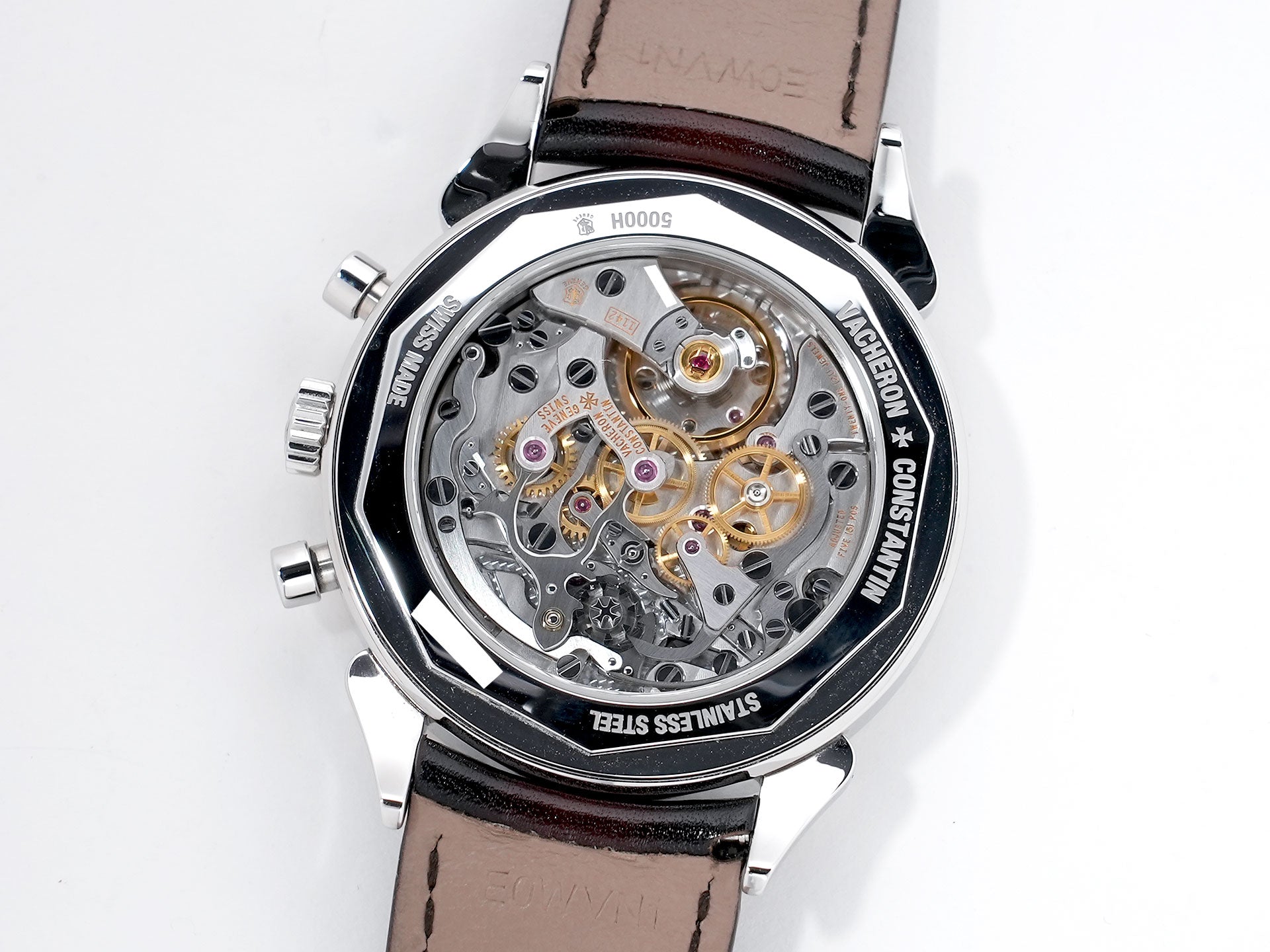 ヴァシュロンコンスタンタン ヒストリーク コルヌ・ドゥ・ヴァッシュ 1955 Ref.5000H/000A-B582 ステンレススチール シルバー文字盤 美品 ba8bjefc