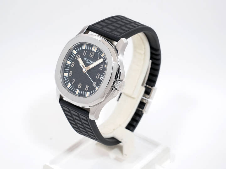 パテックフィリップ アクアノート ミディアム Ref.5066A-001 ステンレススチール ブラック文字盤 美中古 rteabu9v