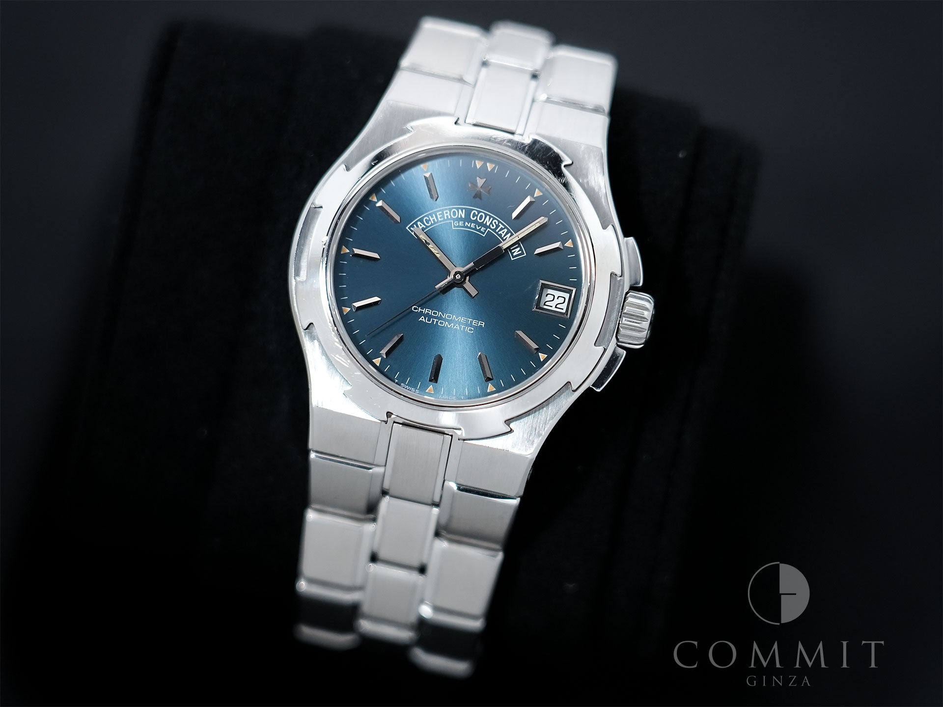 ヴァシュロンコンスタンタン オーヴァーシーズ Ref.42050/423A ステンレススチール ブルー文字盤 中古 qxojrfzx