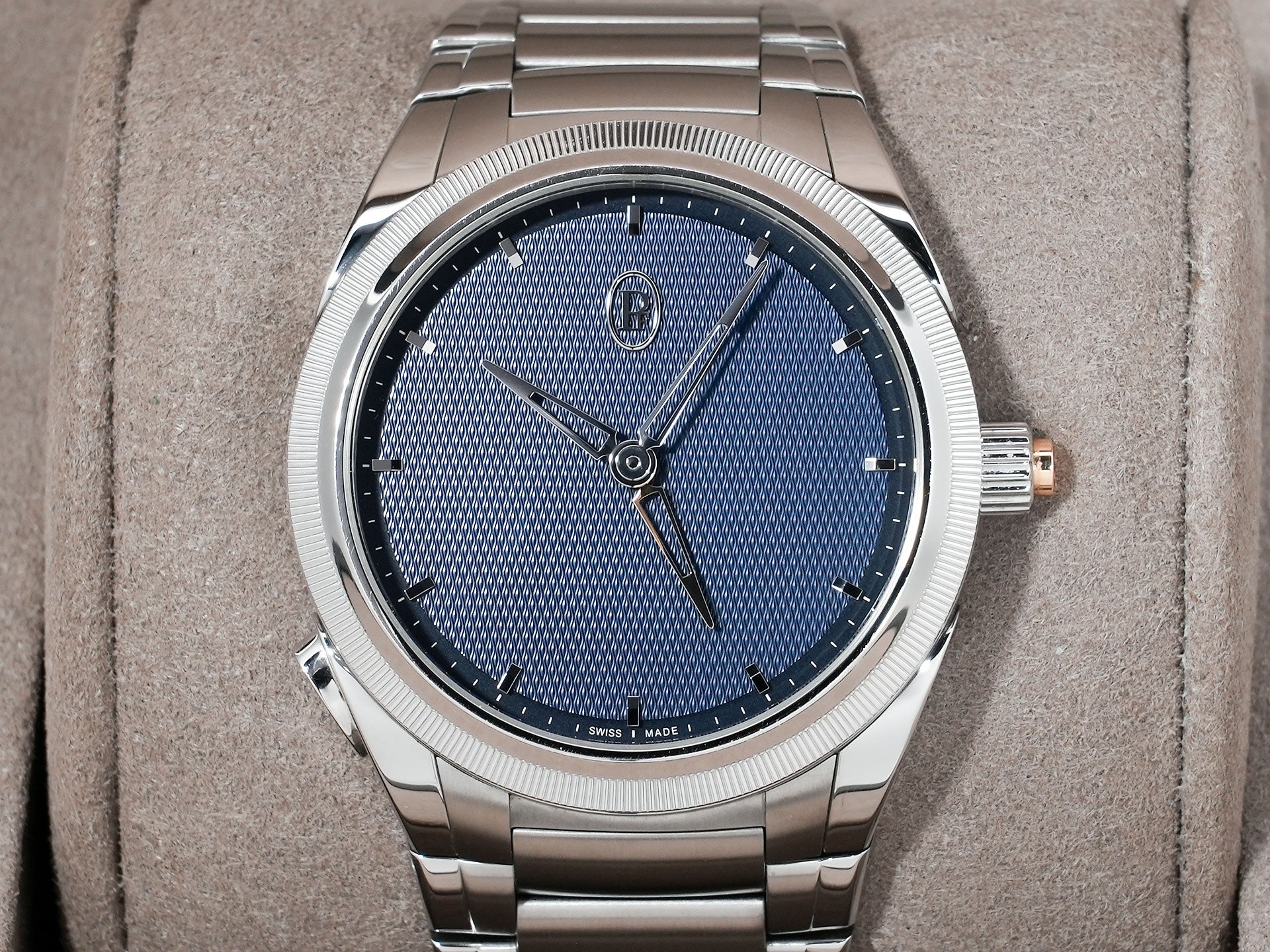 パルミジャーニフルリエ トンダ PF GMT ラトラパンテ Ref.PFC905-1020001-100182 ステンレススチール ブルー文字盤 中古 76pj9gj8
