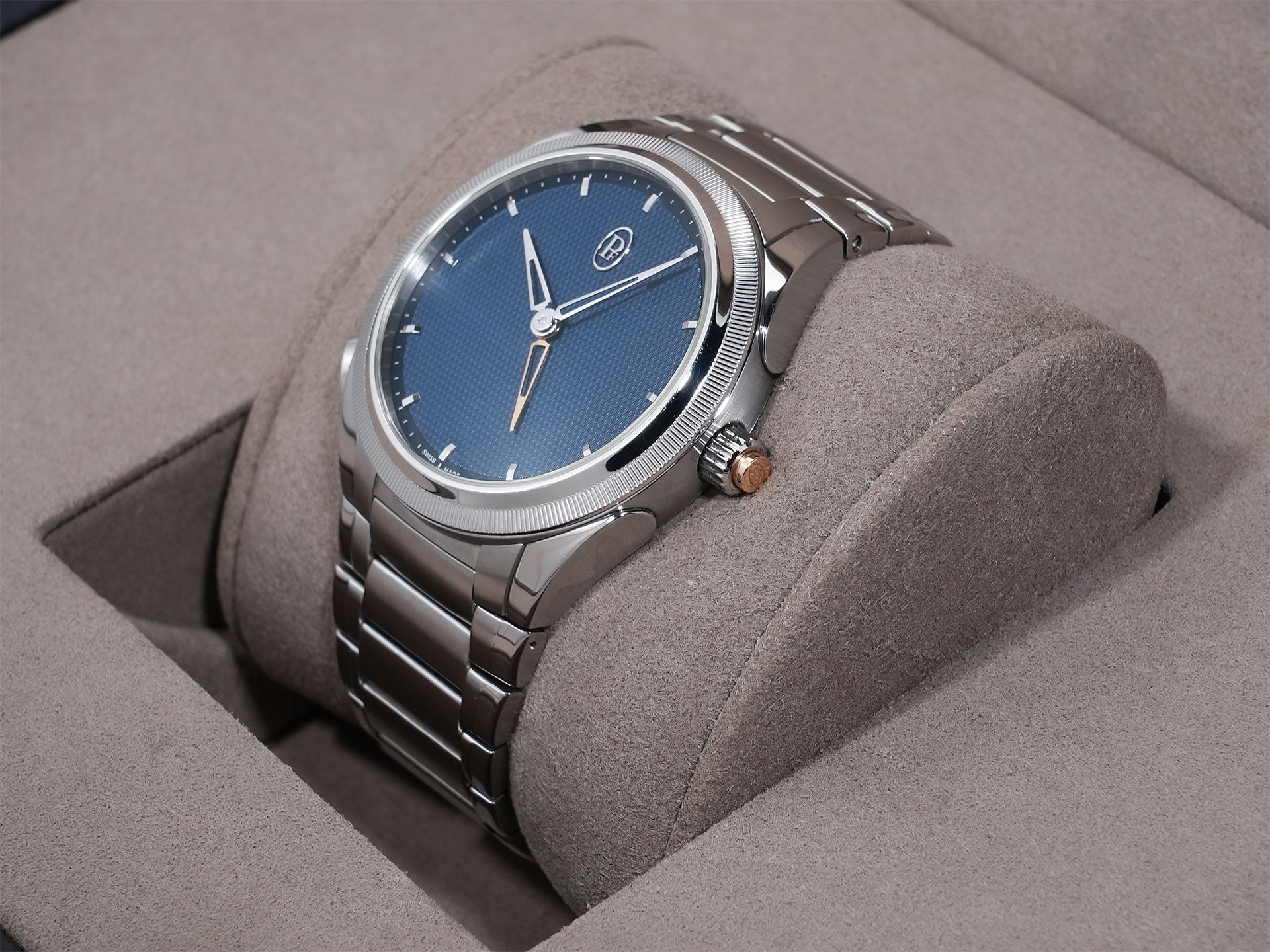 パルミジャーニフルリエ トンダ PF GMT ラトラパンテ Ref.PFC905-1020001-100182 ステンレススチール ブルー文字盤 中古 76pj9gj8