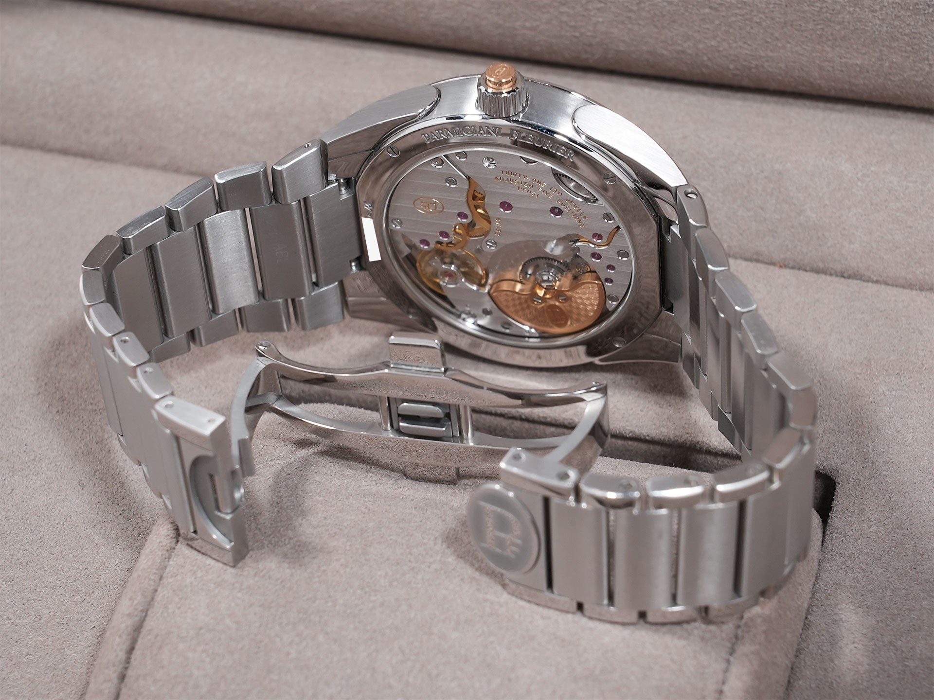 パルミジャーニフルリエ トンダ PF GMT ラトラパンテ Ref.PFC905-1020001-100182 ステンレススチール ブルー文字盤 中古 76pj9gj8