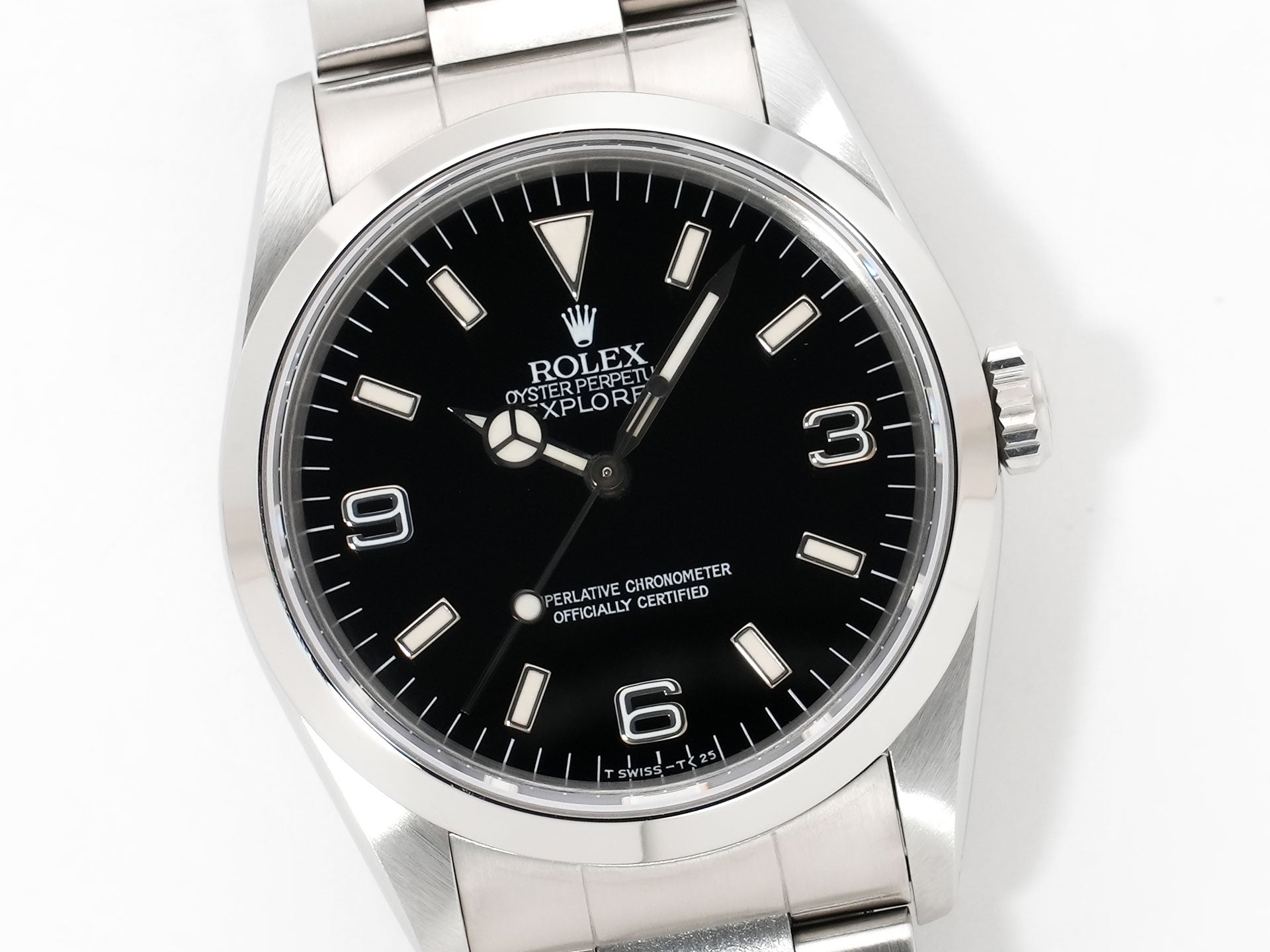 ロレックス エクスプローラーI Ref.14270 ステンレススチール ブラック文字盤 オイスターブレスレット 美品 2mduev3z