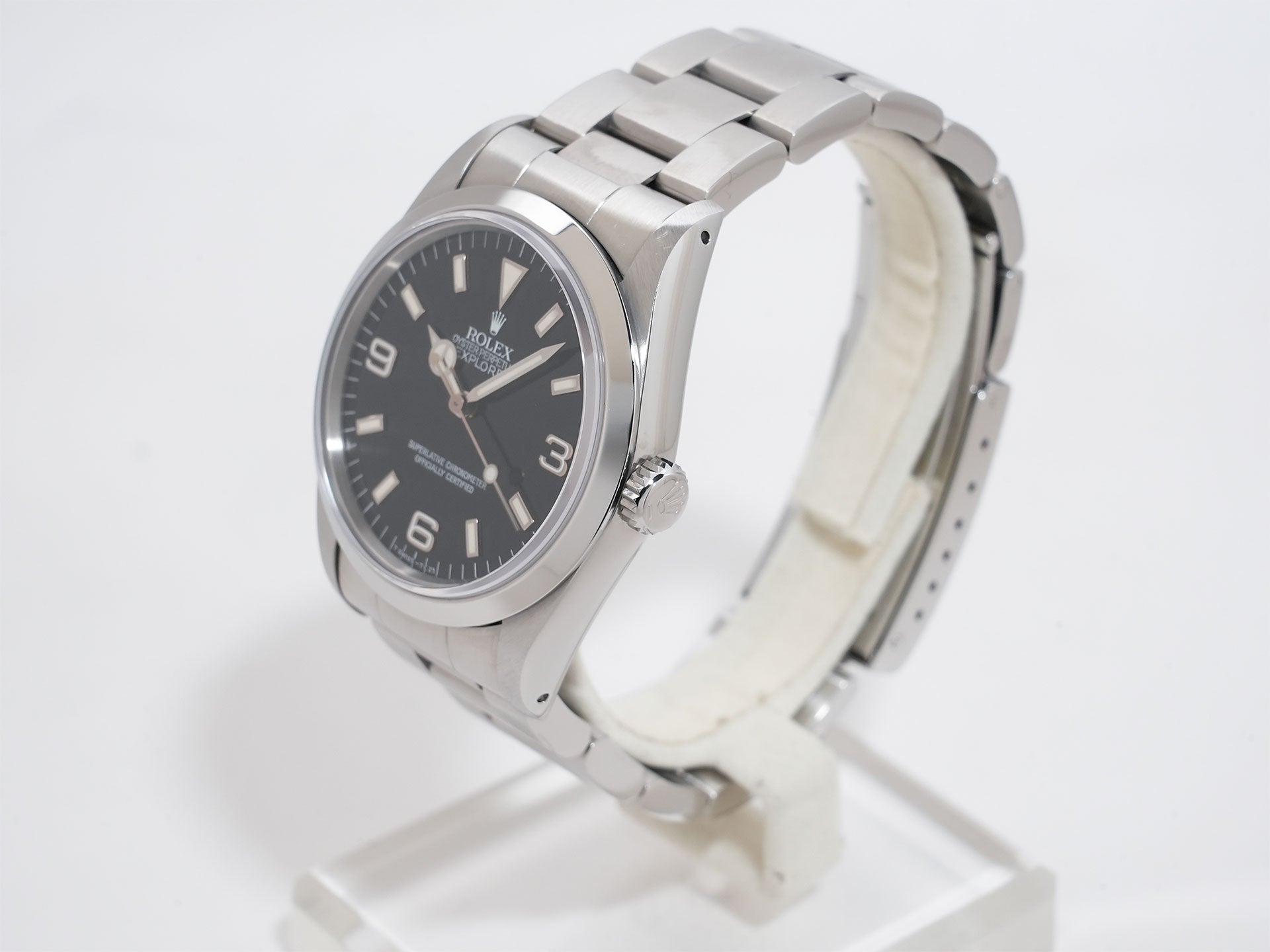 ロレックス エクスプローラーI Ref.14270 ステンレススチール ブラック文字盤 オイスターブレスレット 美品 2mduev3z