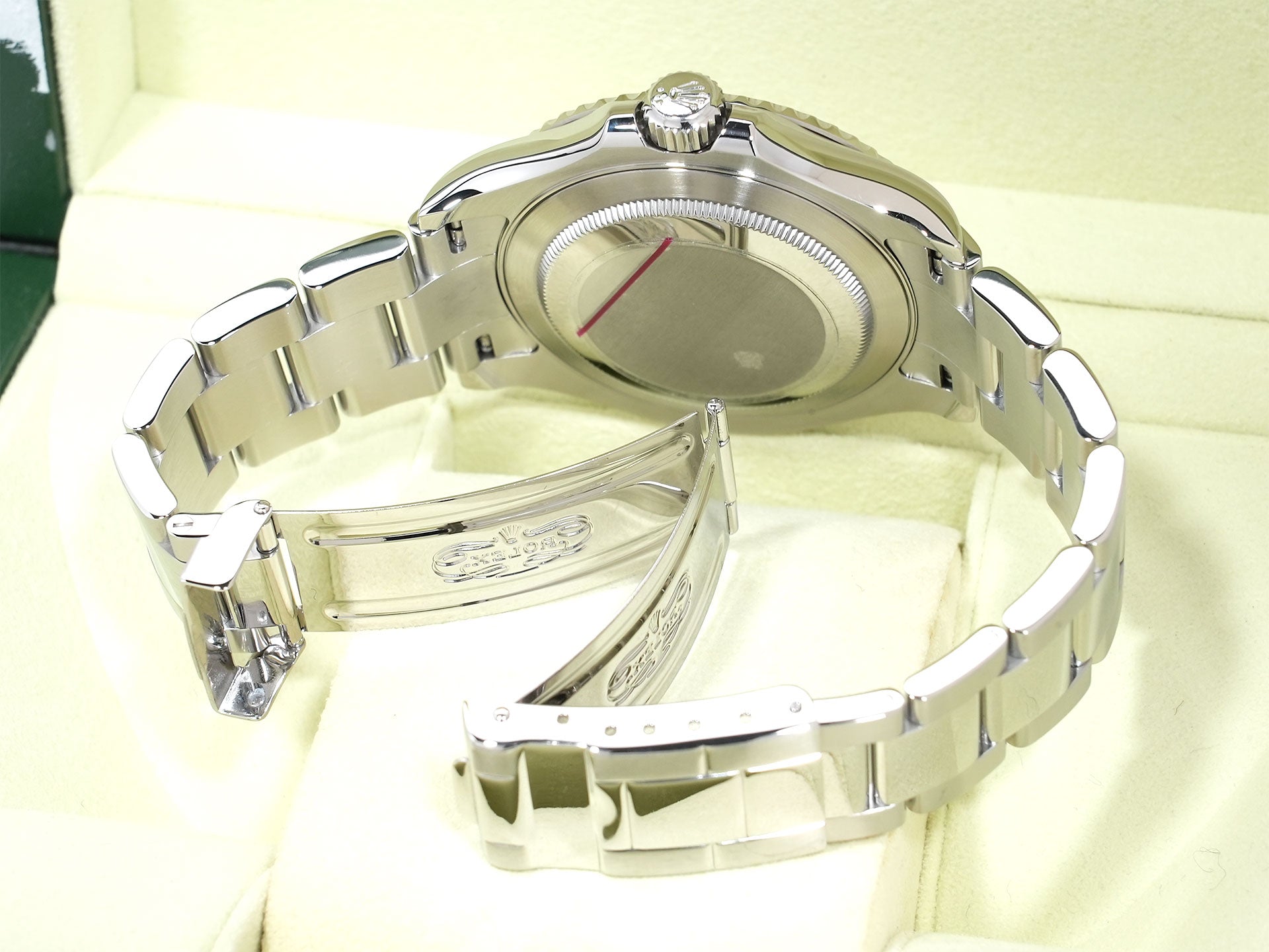 ロレックス ヨットマスター40 Ref.16622 ステンレススチール/プラチナ ロレジウム文字盤 美品 7gwburfs