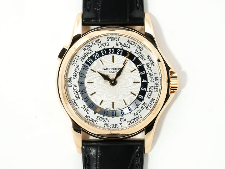 パテックフィリップ コンプリケーション ワールドタイム Ref.5110J-001 イエローゴールド シルバー文字盤 美品 sfc6q8j6