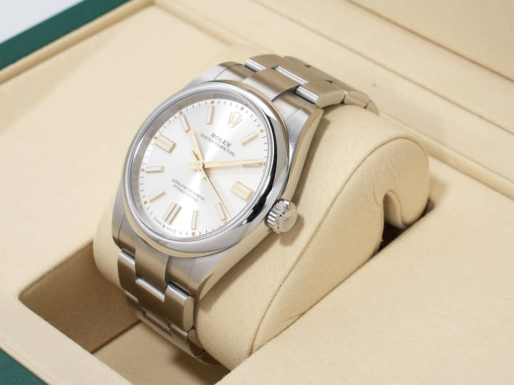 ロレックス オイスターパーペチュアル41 Ref.134300 ステンレススチール シルバー文字盤 中古 7nivwkri