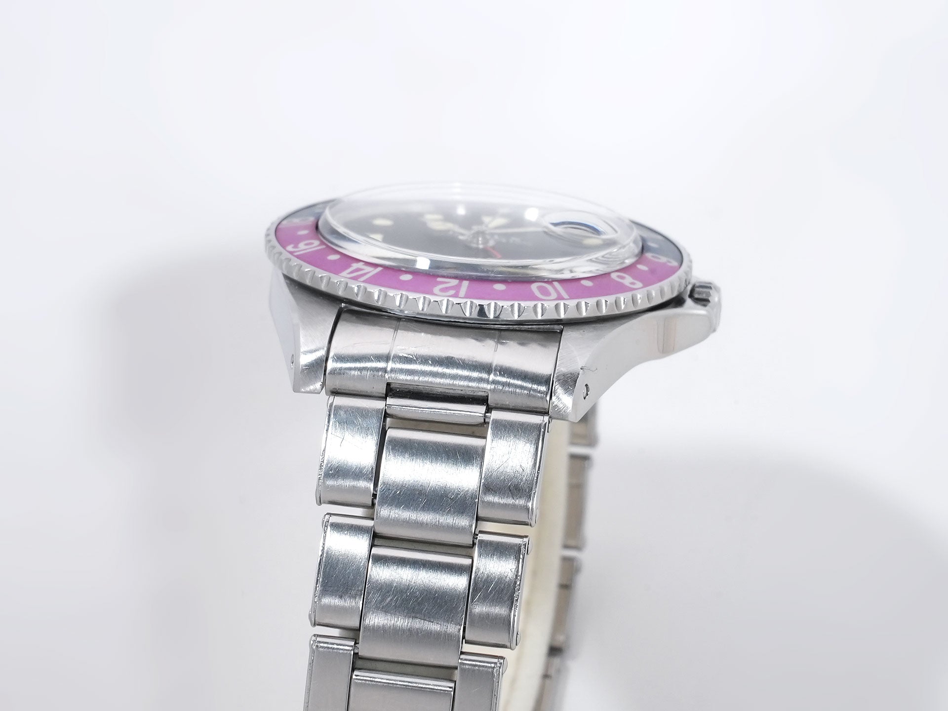 ロレックス GMTマスター Ref.1675 ステンレススチール ブラック文字盤 オイスターブレスレット 中古 548787yd