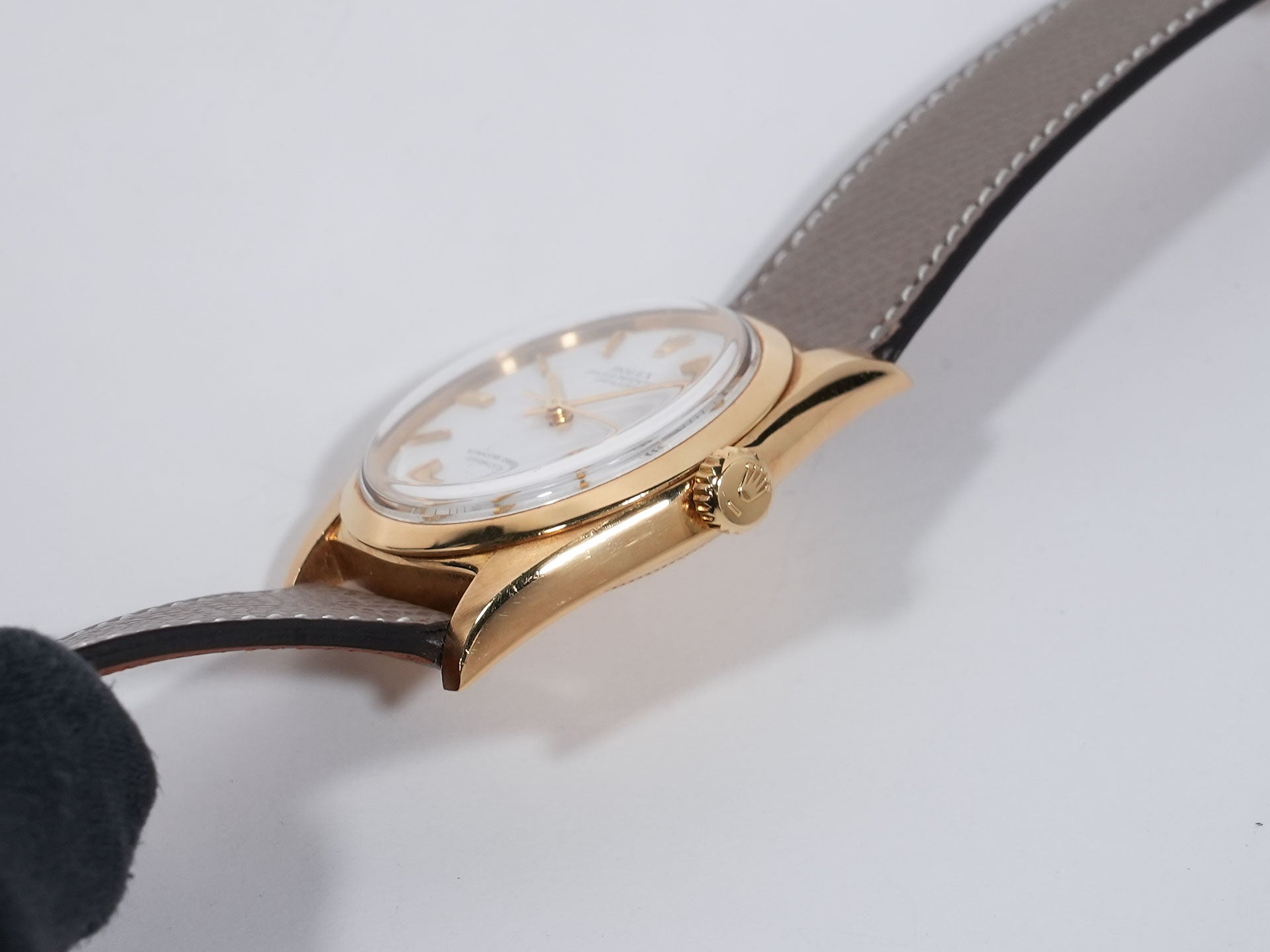 ロレックス デイトジャスト Ref.1600 イエローゴールド ホワイト文字盤 中古 octig7n9