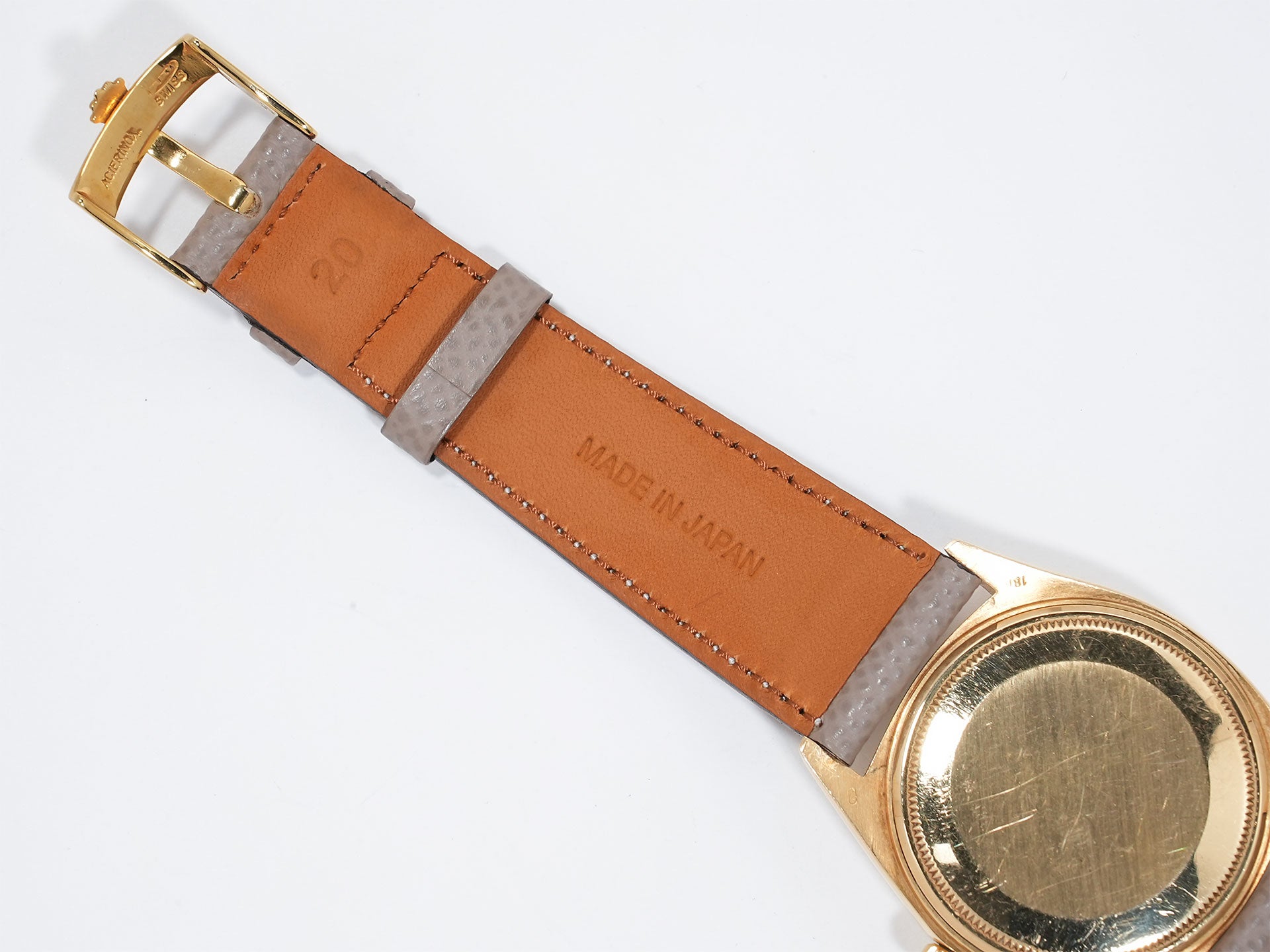 ロレックス デイトジャスト Ref.1600 イエローゴールド ホワイト文字盤 中古 octig7n9