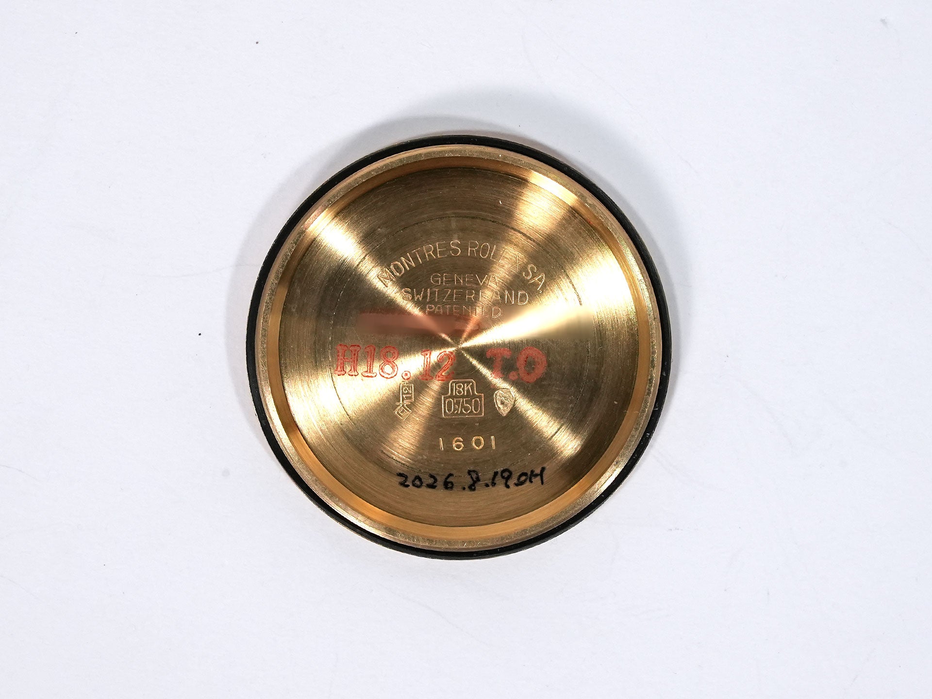 ロレックス デイトジャスト Ref.1600 イエローゴールド ホワイト文字盤 中古 octig7n9