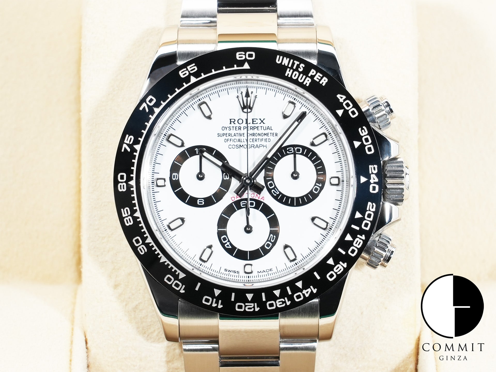 ロレックス デイトナ Ref.116500LN ステンレススチール ホワイト文字盤 美中古 iu5qpf7r