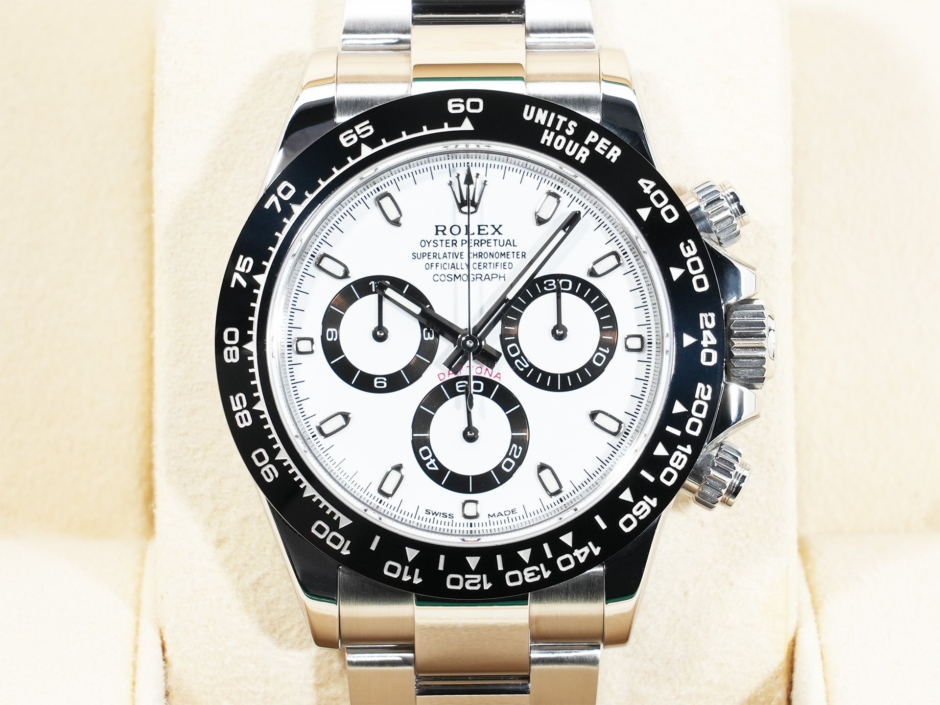 ロレックス デイトナ Ref.116500LN ステンレススチール ホワイト文字盤 美中古 iu5qpf7r