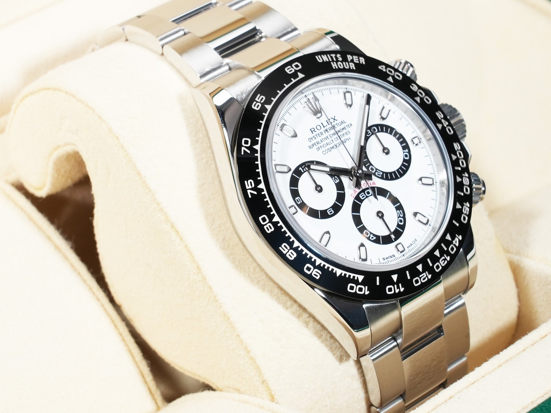 ロレックス デイトナ Ref.116500LN ステンレススチール ホワイト文字盤 美中古 iu5qpf7r
