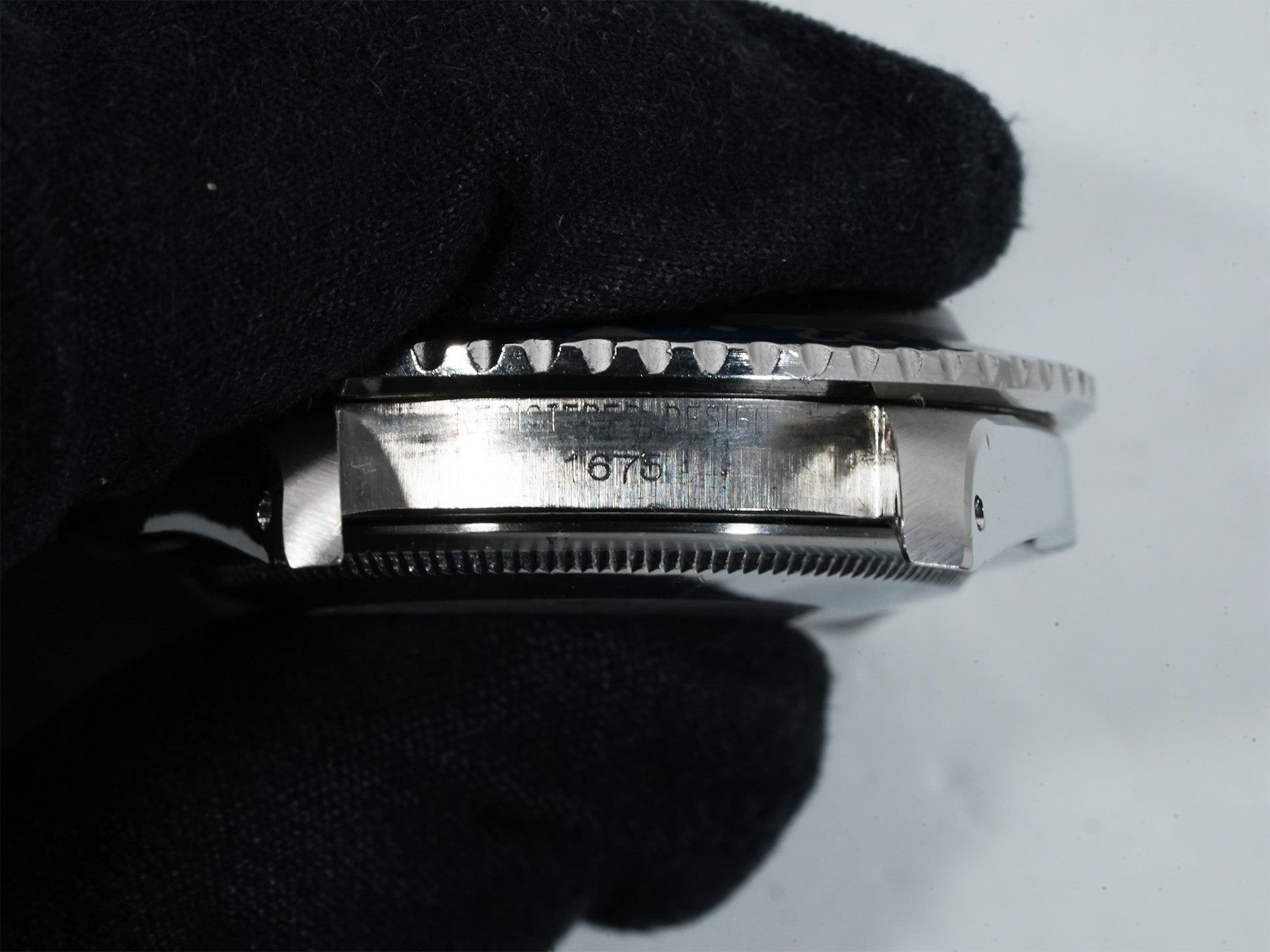 ロレックス GMTマスター Ref.1675 ステンレススチール ブラック文字盤 オイスターブレスレット 中古 pwyde5z7