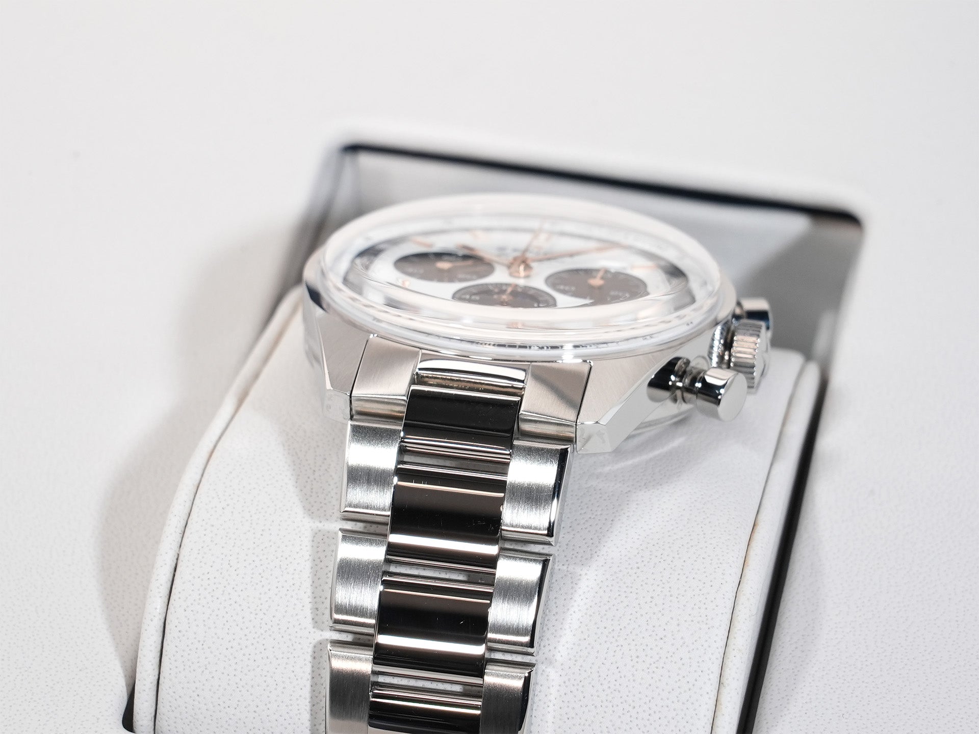 ゼニス クロノマスター オリジナル トリプルカレンダー Ref.03.3400.3610/38.M3200 ステンレススチール ホワイト文字盤 美品 ebirwqej