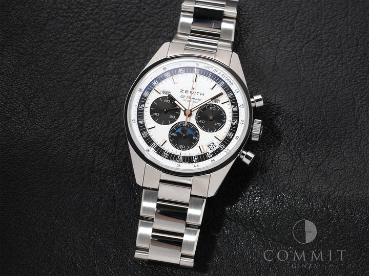 ゼニス クロノマスター オリジナル トリプルカレンダー Ref.03.3400.3610/38.M3200 ステンレススチール ホワイト文字盤 美品 ebirwqej