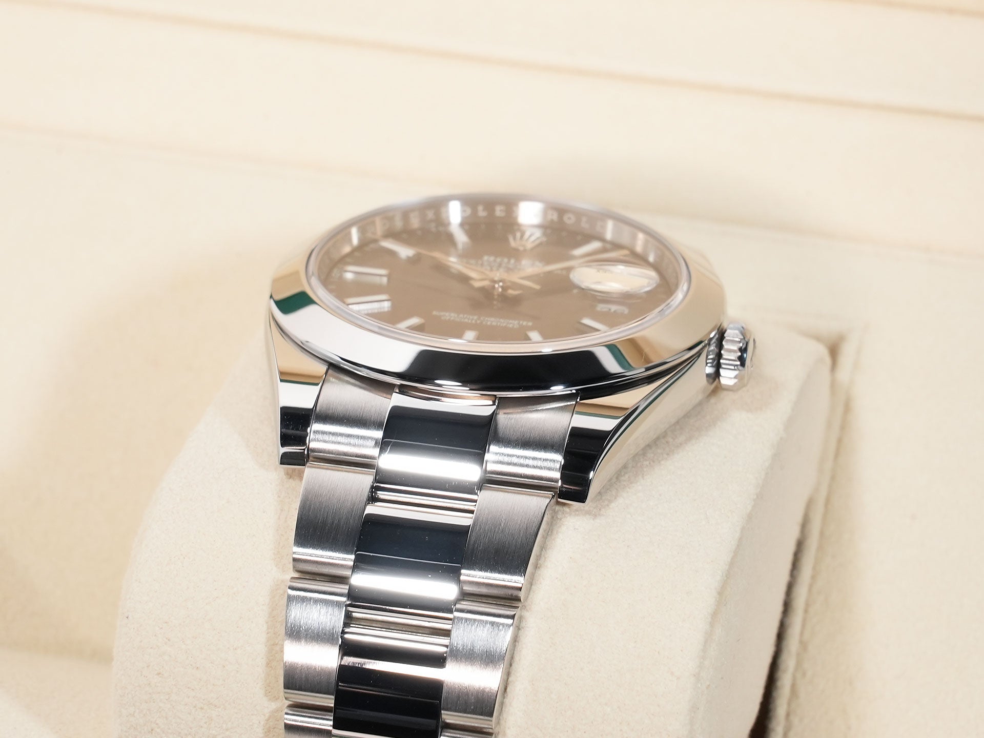 ロレックス デイトジャスト41 Ref.126300 ステンレススチール スレート文字盤 オイスターブレスレット 美品 eap3ee98
