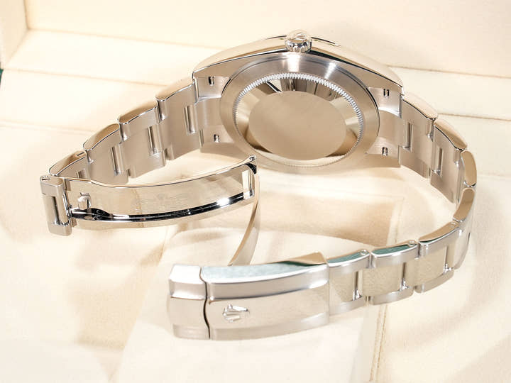 ロレックス デイトジャスト41 Ref.126300 ステンレススチール スレート文字盤 オイスターブレスレット 美品 eap3ee98