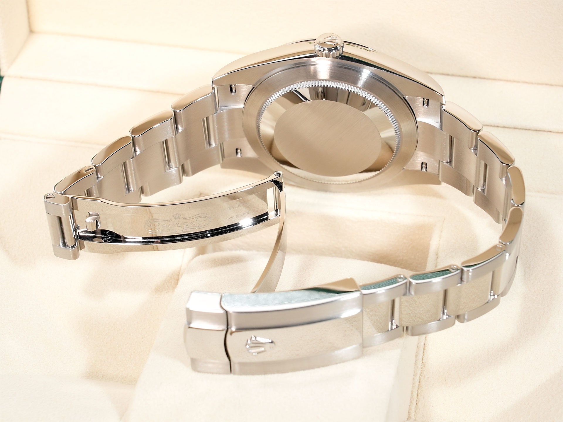 ロレックス デイトジャスト41 Ref.126300 ステンレススチール スレート文字盤 オイスターブレスレット 美品 eap3ee98