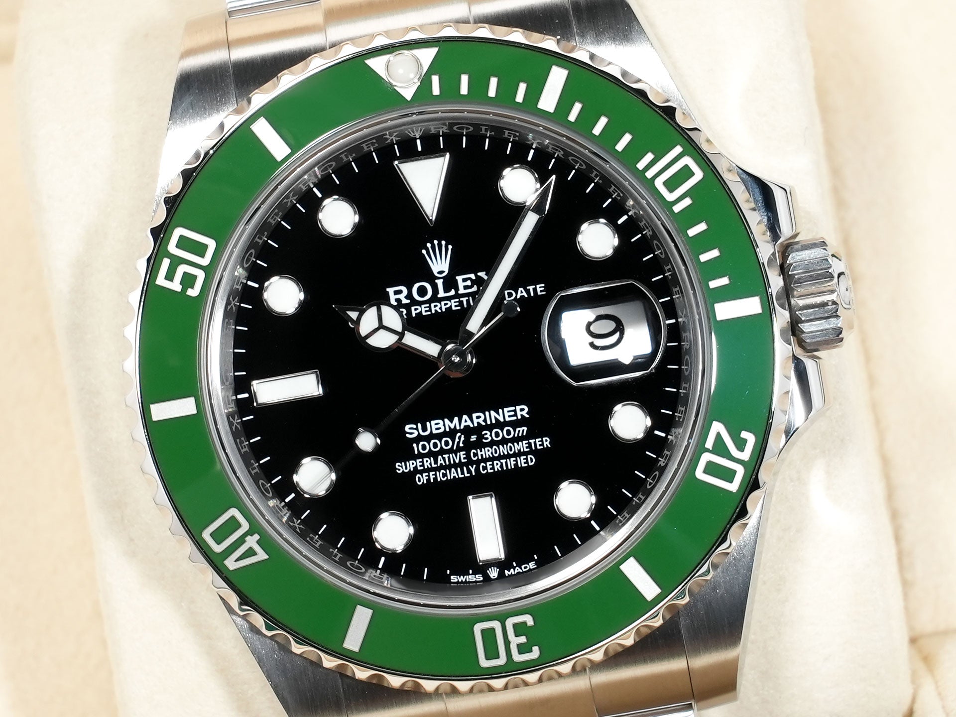 ロレックス サブマリーナー デイト Ref.126610LV ステンレススチール ブラック文字盤 中古 rtnsws7m
