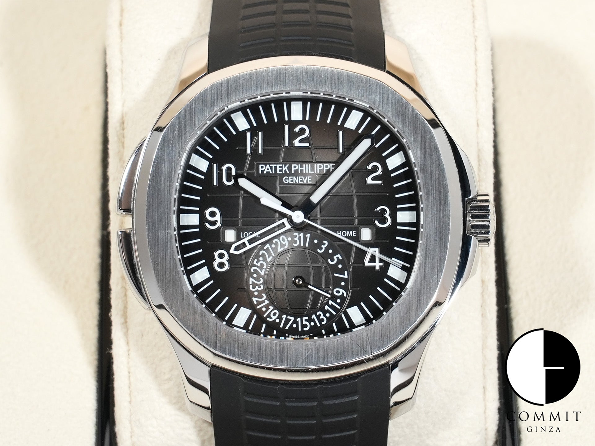 Patek Philippe Aquanaut Travel Time Ref.5164A-001 Stainless Steel Black Dial Excellent Pre-owned dmronn78