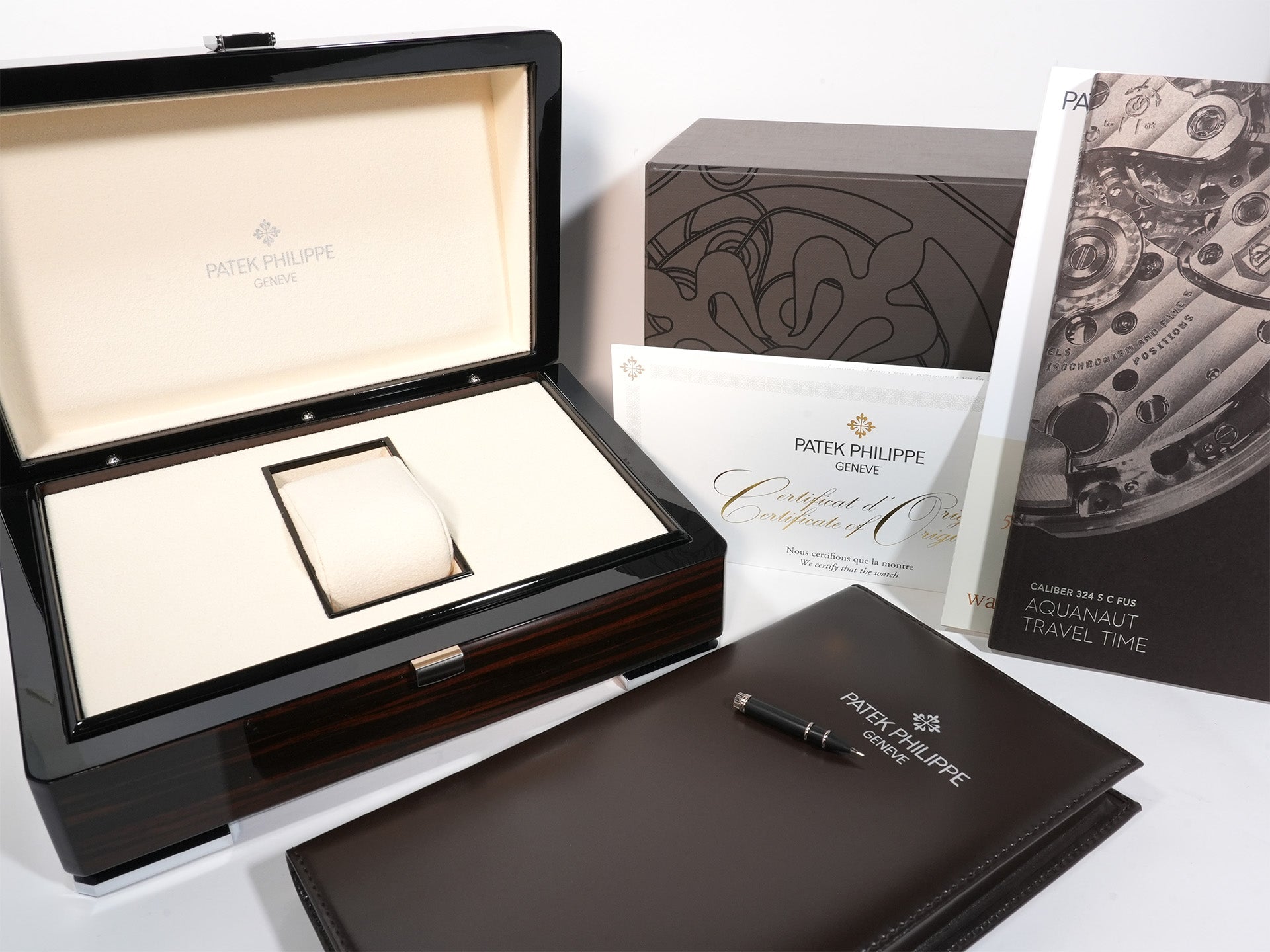 Patek Philippe Aquanaut Travel Time Ref.5164A-001 Stainless Steel Black Dial Excellent Pre-owned dmronn78