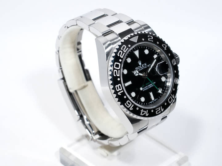 Rolex GMT-Master II Ref.116710LN Stainless Steel Black Dial Oyster Bracelet Excellent Condition qr6srbff