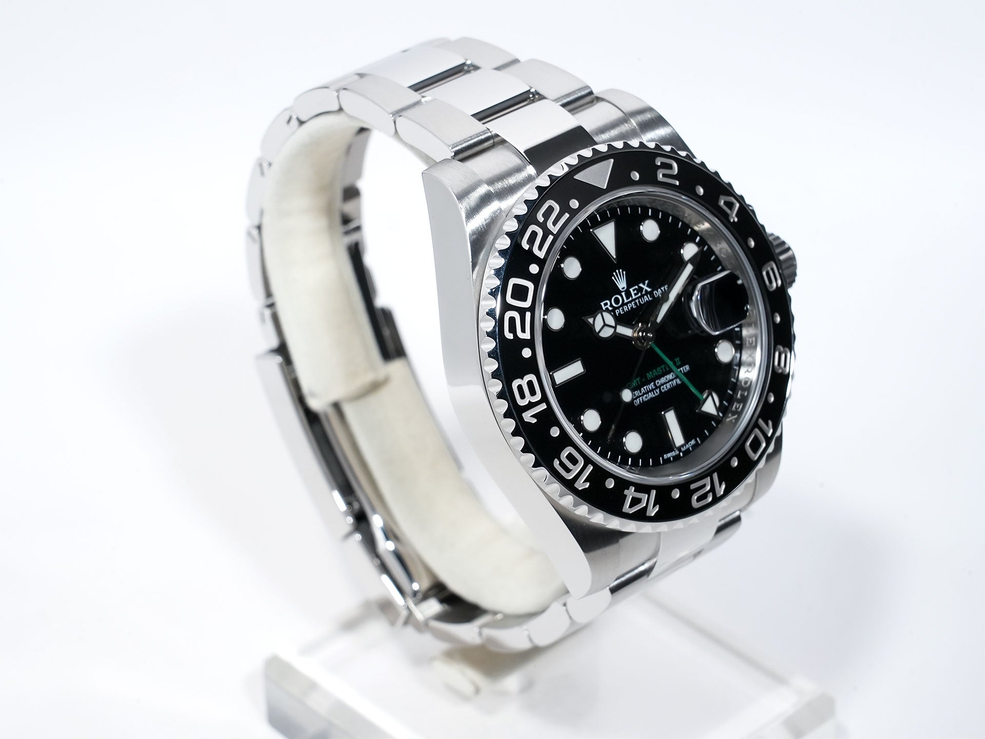 Rolex GMT-Master II Ref.116710LN Stainless Steel Black Dial Oyster Bracelet Excellent Condition qr6srbff