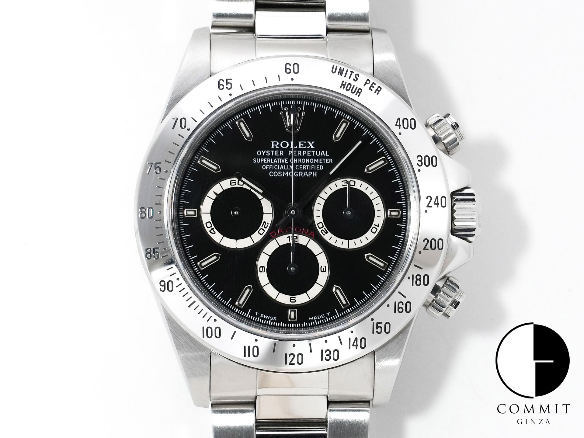 Rolex Daytona El Primero Ref. 16520 Stainless Steel Black Dial Excellent Condition 8kozbphe