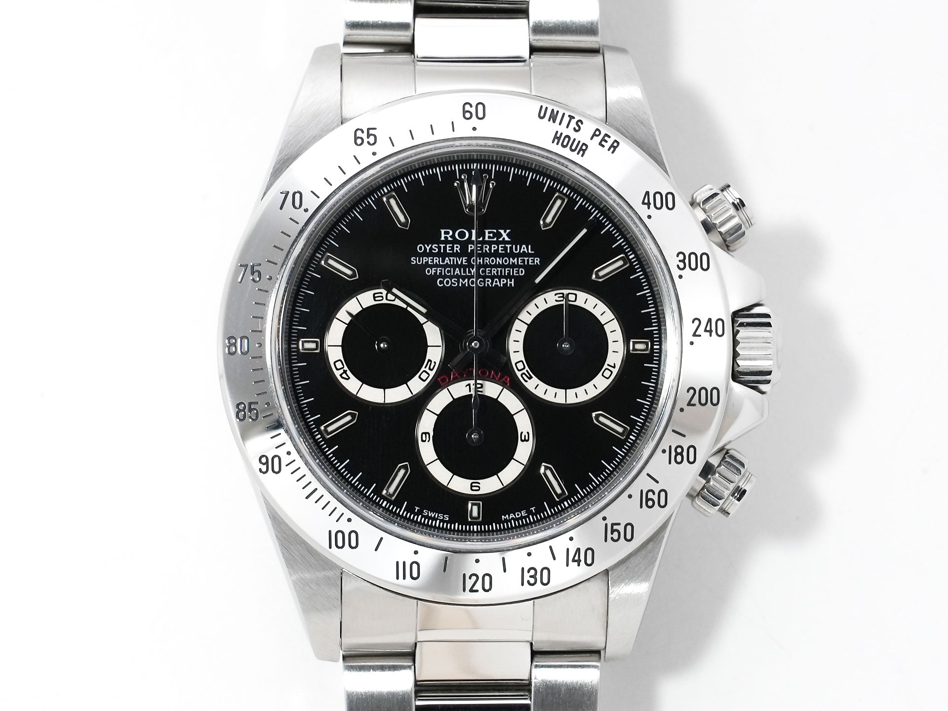 Rolex Daytona El Primero Ref. 16520 Stainless Steel Black Dial Excellent Condition 8kozbphe