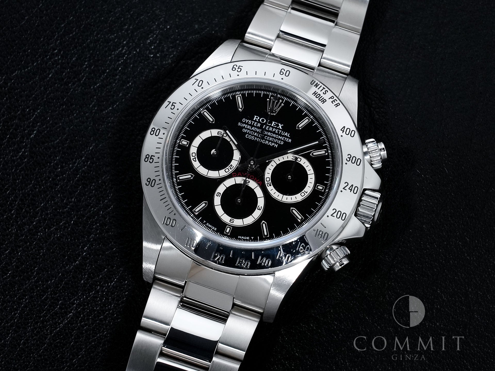 Rolex Daytona El Primero Ref. 16520 Stainless Steel Black Dial Excellent Condition 8kozbphe