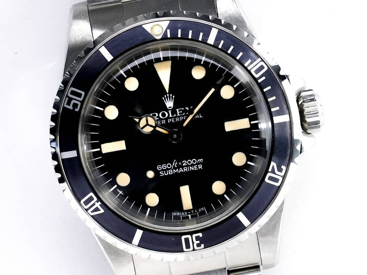 Rolex Submariner Ref. 5513 Stainless Steel Black Dial Used v65tgmos