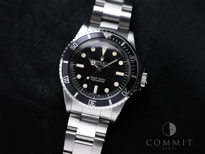 Rolex Submariner Ref. 5513 Stainless Steel Black Dial Used v65tgmos