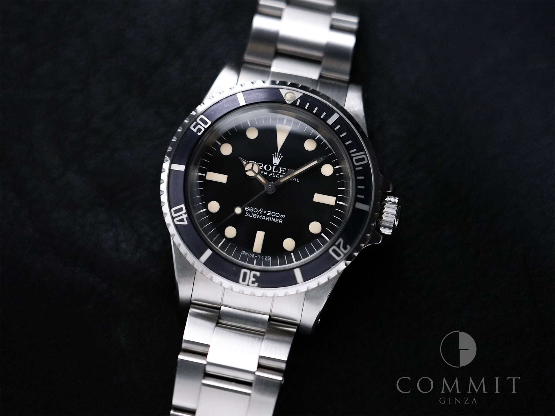 Rolex Submariner Ref. 5513 Stainless Steel Black Dial Used v65tgmos