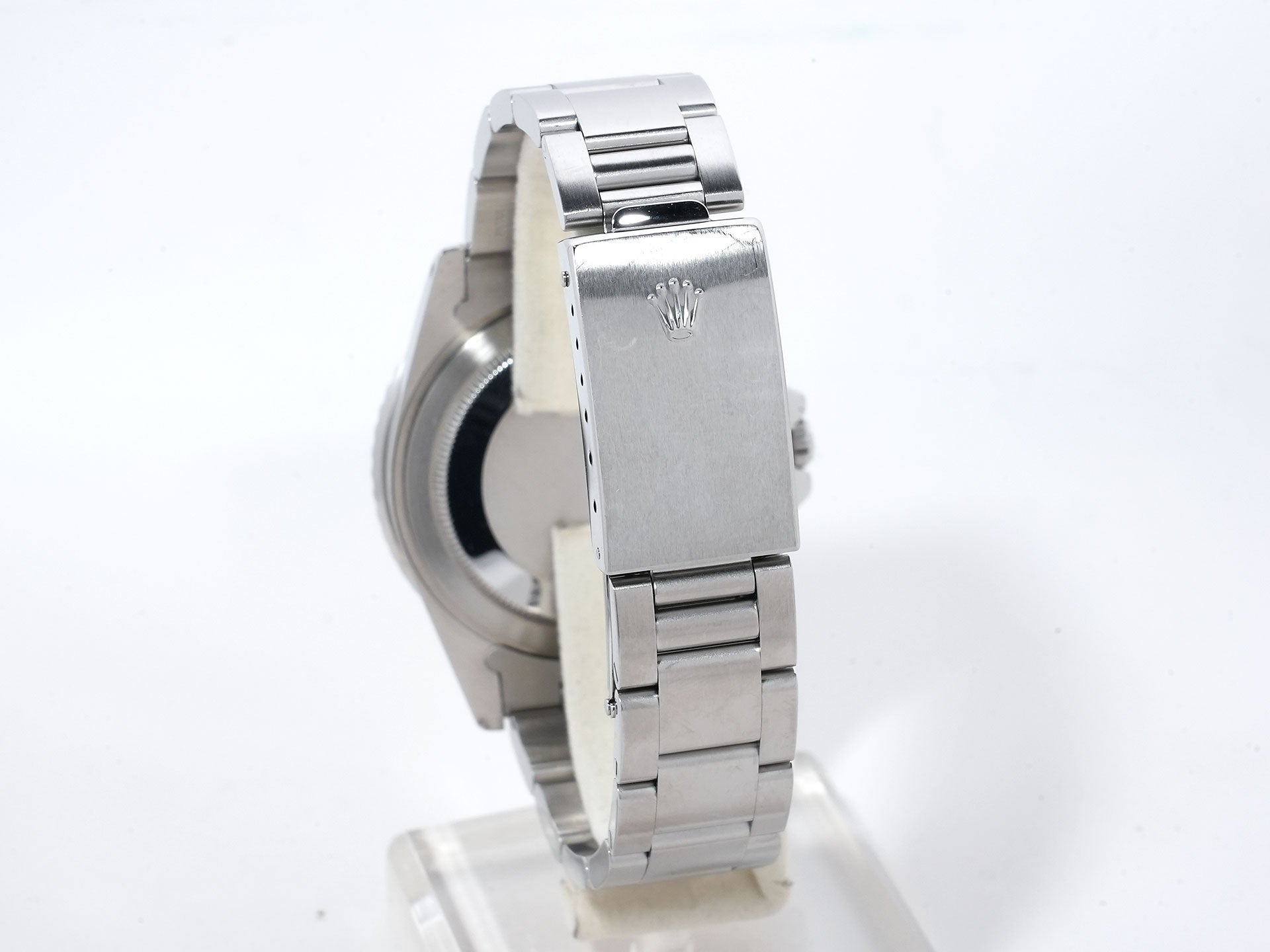 Rolex GMT-Master Ref. 1675 Stainless Steel Black Dial Oyster Bracelet Used knhr8mt4