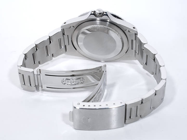 Rolex GMT-Master Ref. 1675 Stainless Steel Black Dial Oyster Bracelet Used knhr8mt4