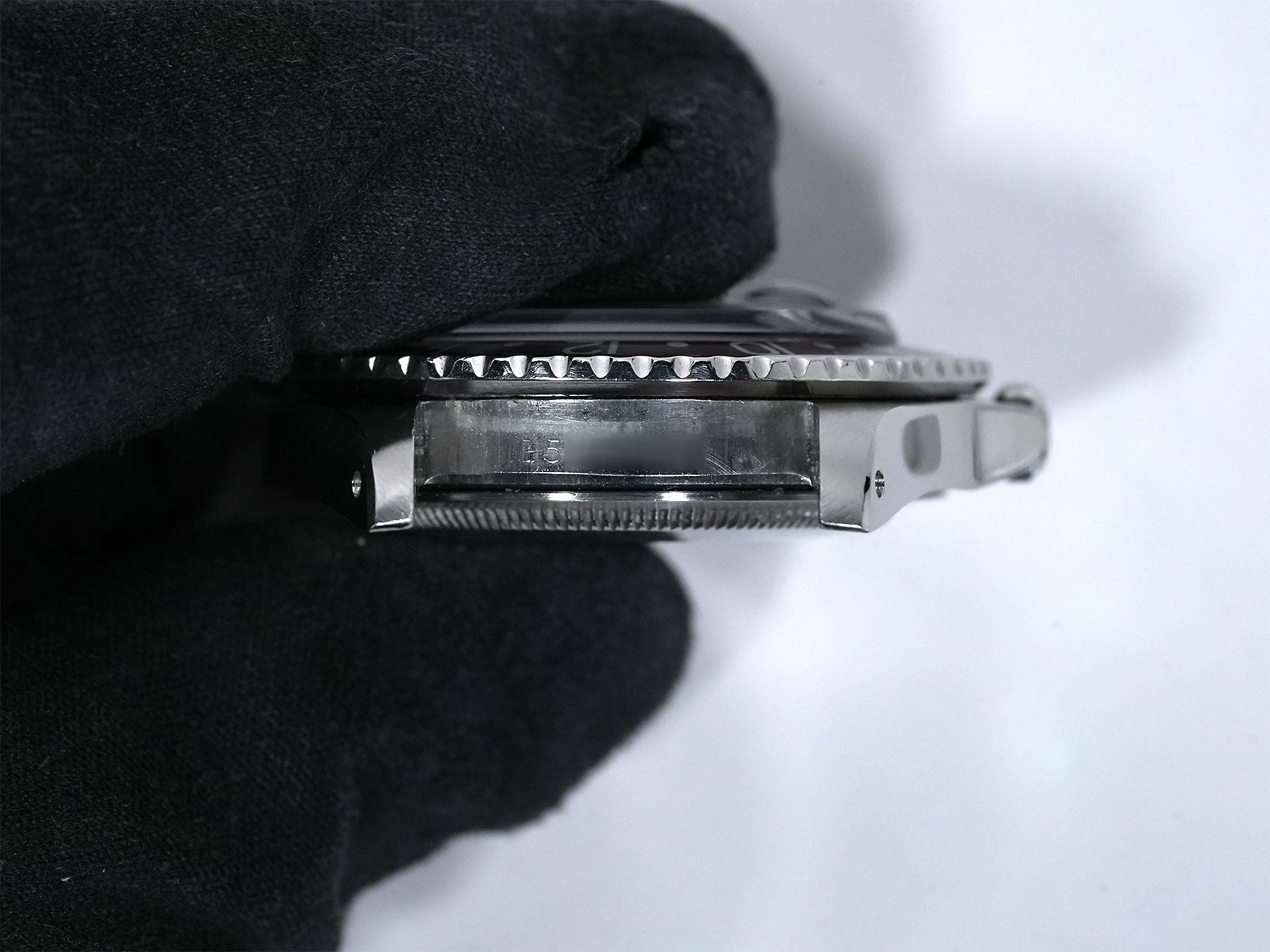 Rolex GMT-Master Ref. 1675 Stainless Steel Black Dial Oyster Bracelet Used knhr8mt4