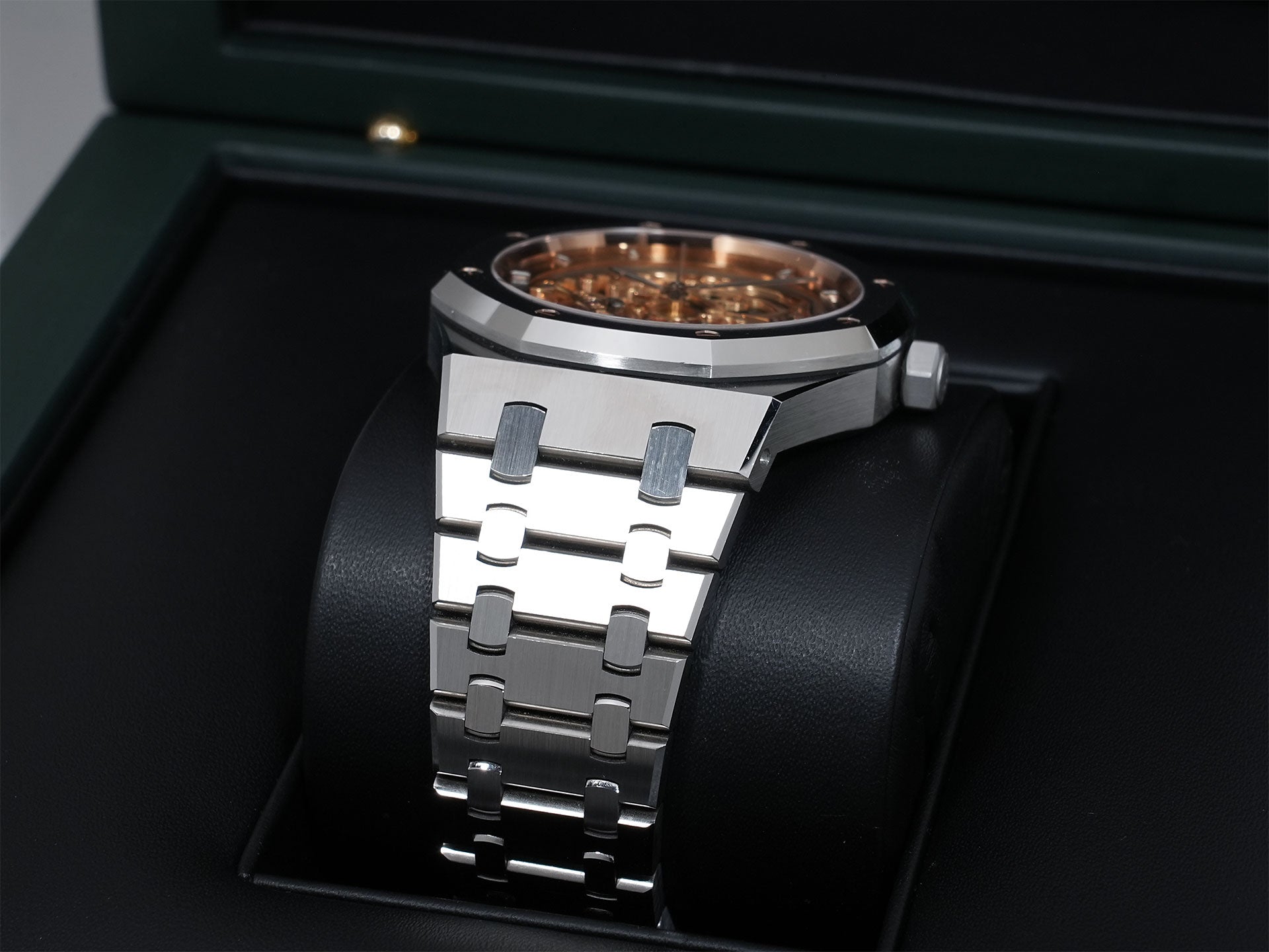 Audemars Piguet Royal Oak Double Balance Wheel Openworked Ref.15407ST.OO.1220ST.02 Stainless Steel Skeleton Dial Used maj2m9gr