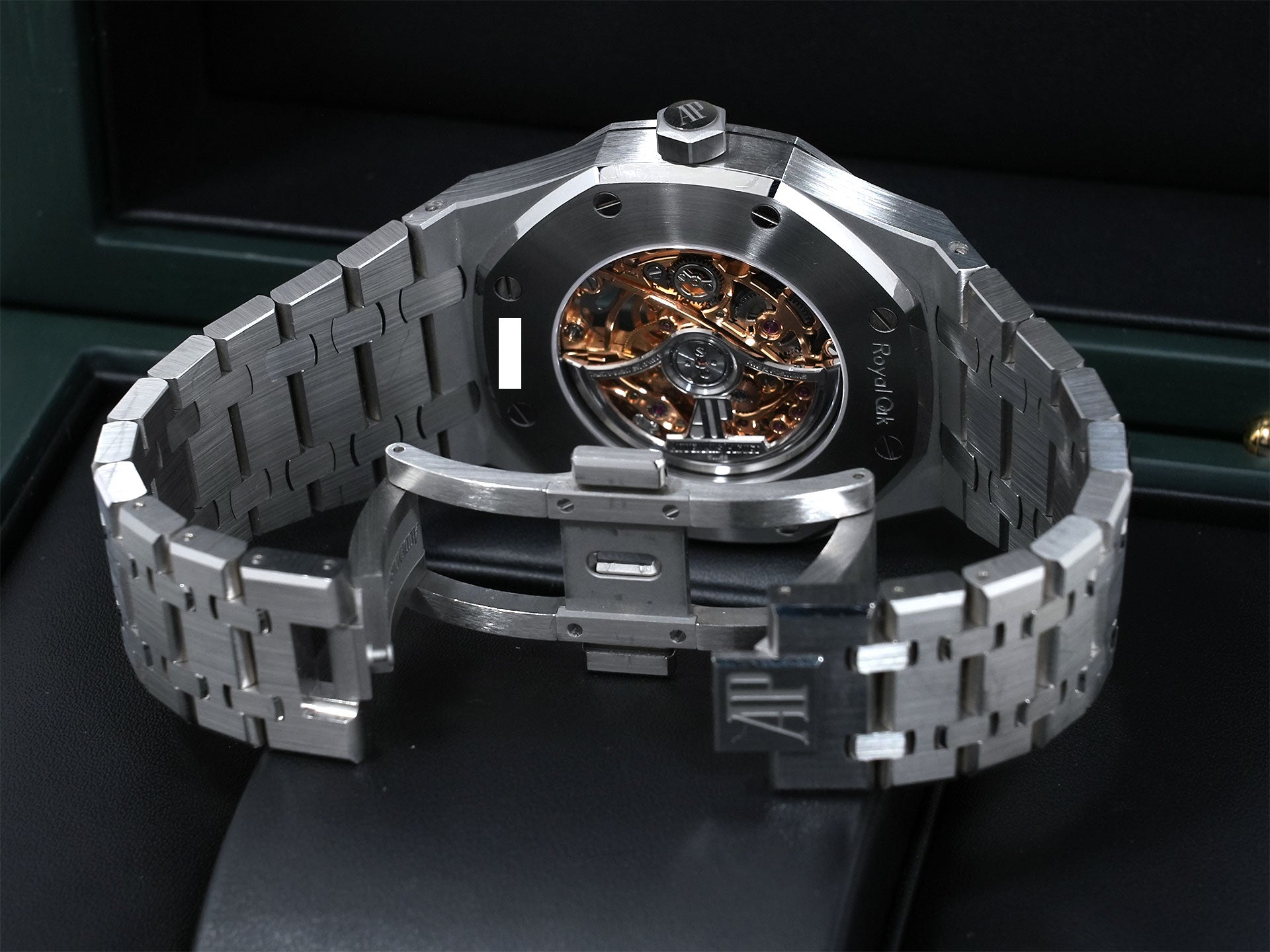 Audemars Piguet Royal Oak Double Balance Wheel Openworked Ref.15407ST.OO.1220ST.02 Stainless Steel Skeleton Dial Used maj2m9gr