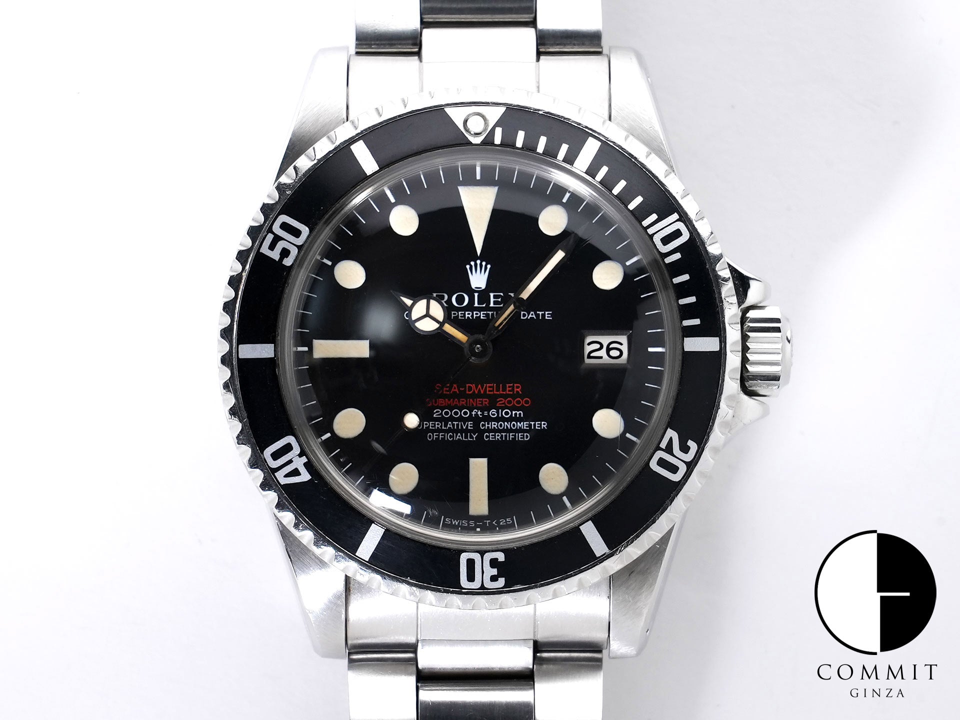 Rolex Sea-Dweller Ref. 1665 Stainless Steel Black Dial Used 6fv7im8x